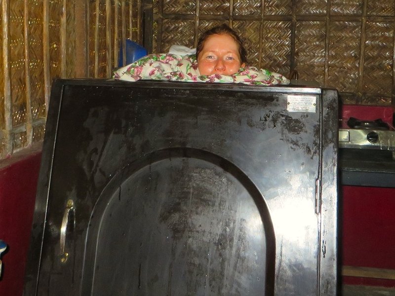 Steam therapy at Gowrisankara Panchakarma centre